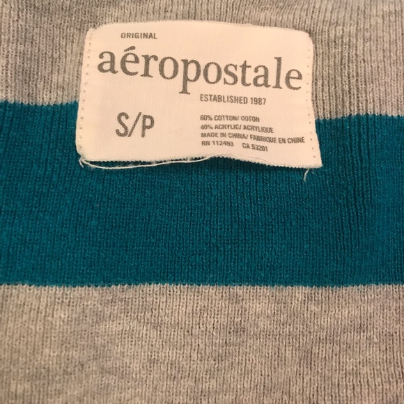 Aeropostale blue striped sweater - Picture 2 of 3